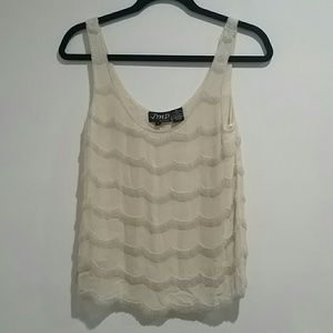 Beautiful Beaded JMD NY Tank Top!!
